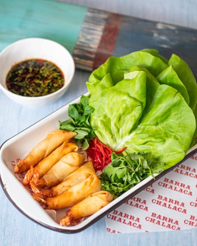 Spring Rolls de Camarones