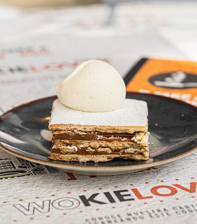 Tortita Dulce con Helado