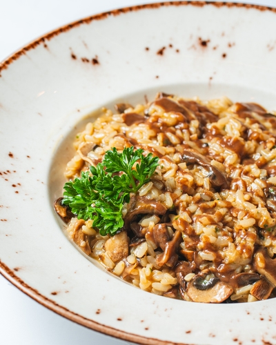 Risotto Zucca e Funghi