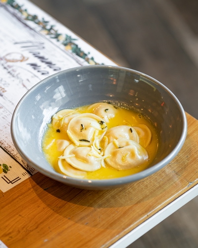Ravioli Ricotta e Salmone