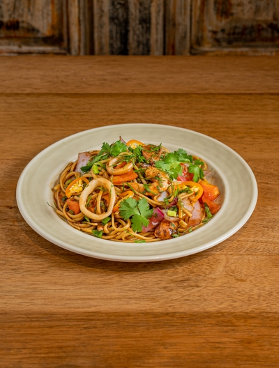 Pasta con Mariscos