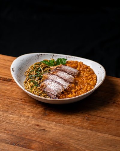 Mancha Pecho de Sopa Seca y Carapulcra