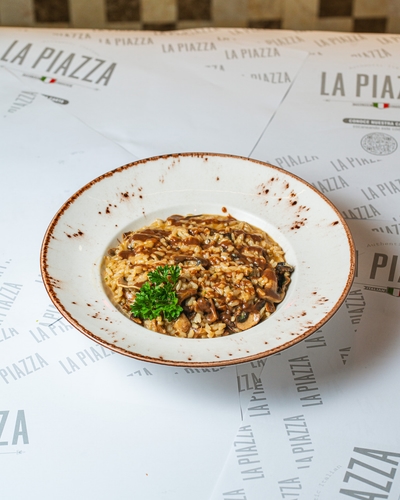 Rissoto Zucca e Funghi