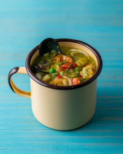 Aguadito de Mariscos