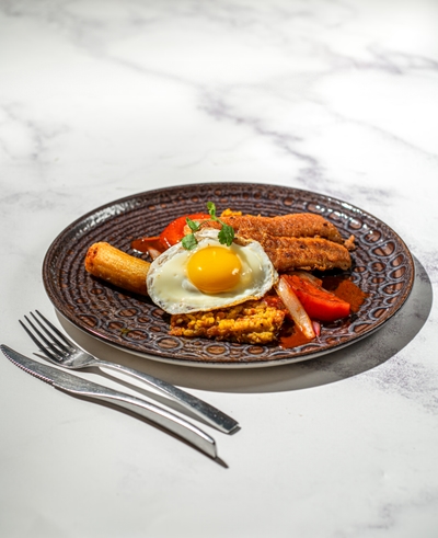 Tacu Tacu a lo Pobre Pescado