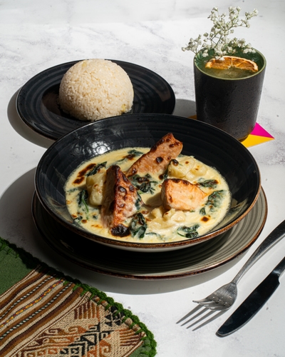 Salmón a la Florentina