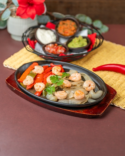 Fajita de Camarones