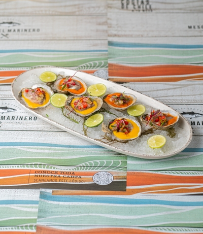 Ostras con Leche de Tigre