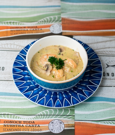 Salsa Champiñón y Camarón