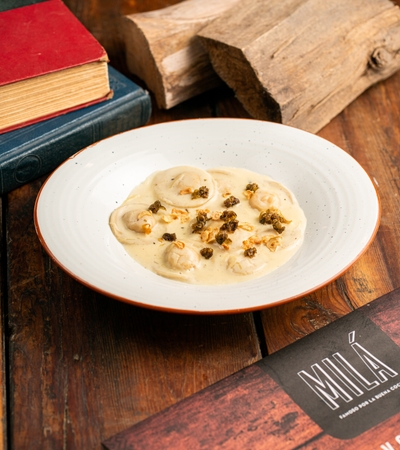 Sorrentinos de Ricotta y Salmón