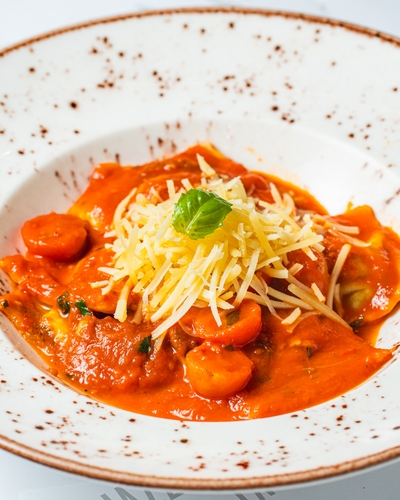 Raviol de Ricotta y Espinaci