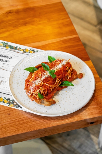 Milanesa Pollo Pomodorino