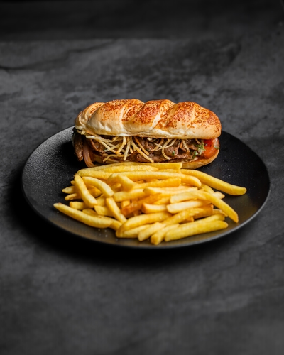 Sandwich de Churrasco Saltado